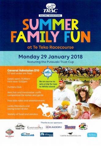 Summer Family Fun at Te Teko Racecourse